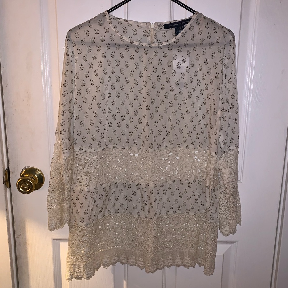 French Connection, cream, blouse